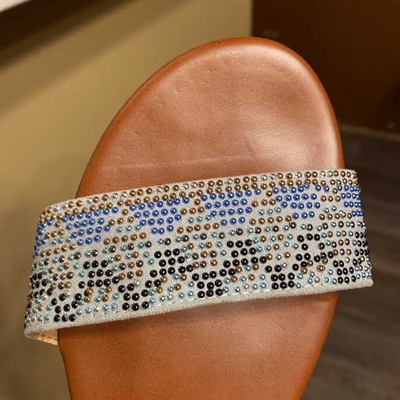 Candie’s Lace Up Sandals Size 8 - Picture 7 of 8